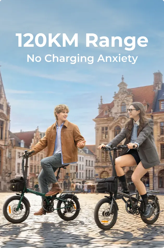 120KM Range - No Charging Anxiety