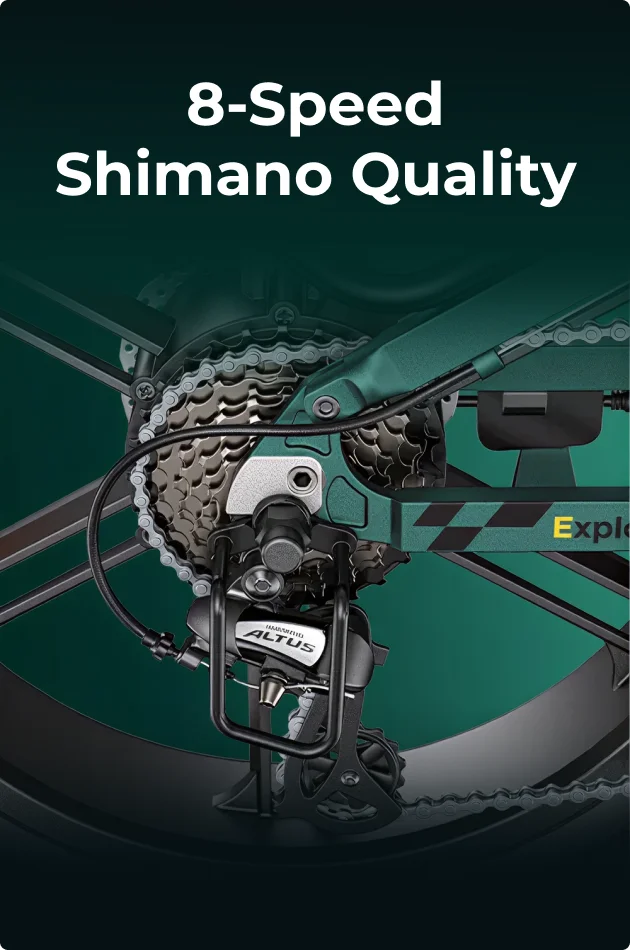 8-Speed Shimano Quality
