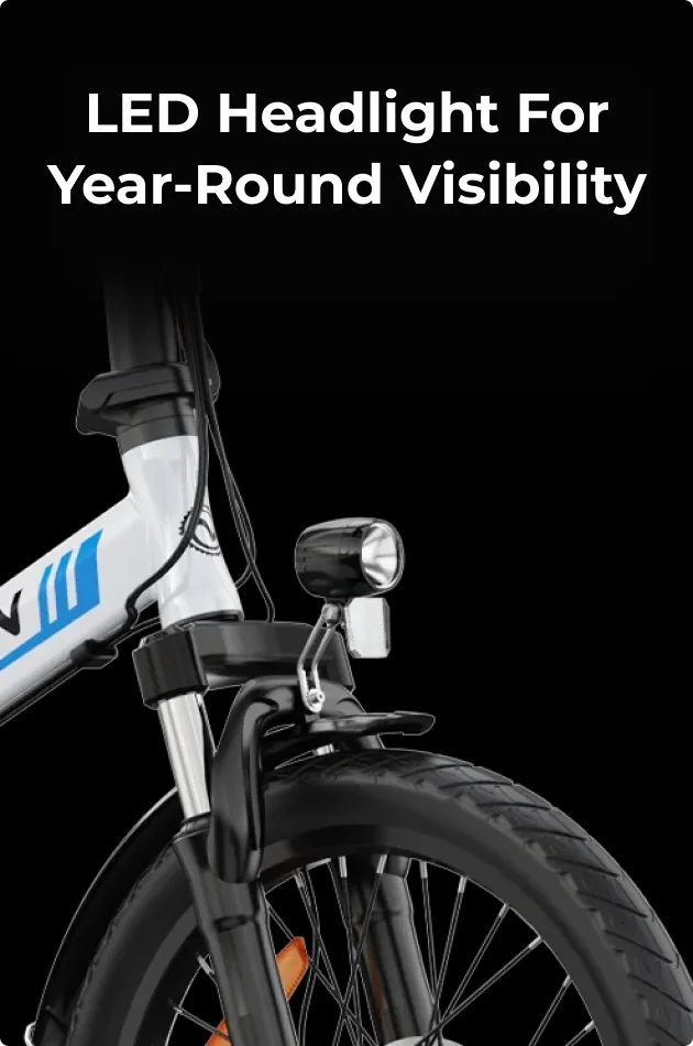 LED Headlight for Year-Round Visibility