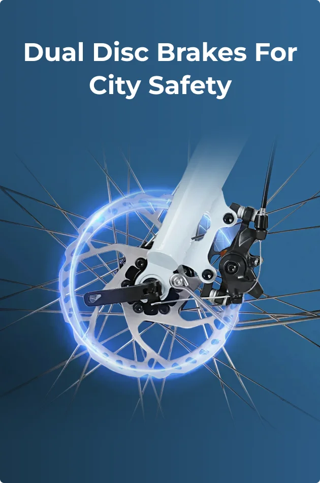 Dual Disc Brakes for City Safety