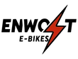 ENWOLT E-Bikes logo with a black lightning bolt design on a white background