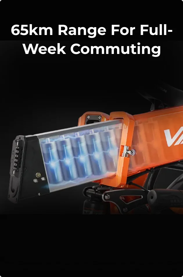 65km Range for Full-Week Commuting