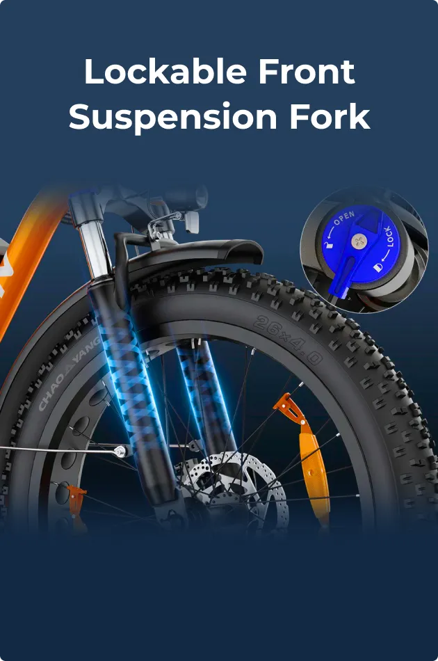 Lockable Front Suspension Fork
