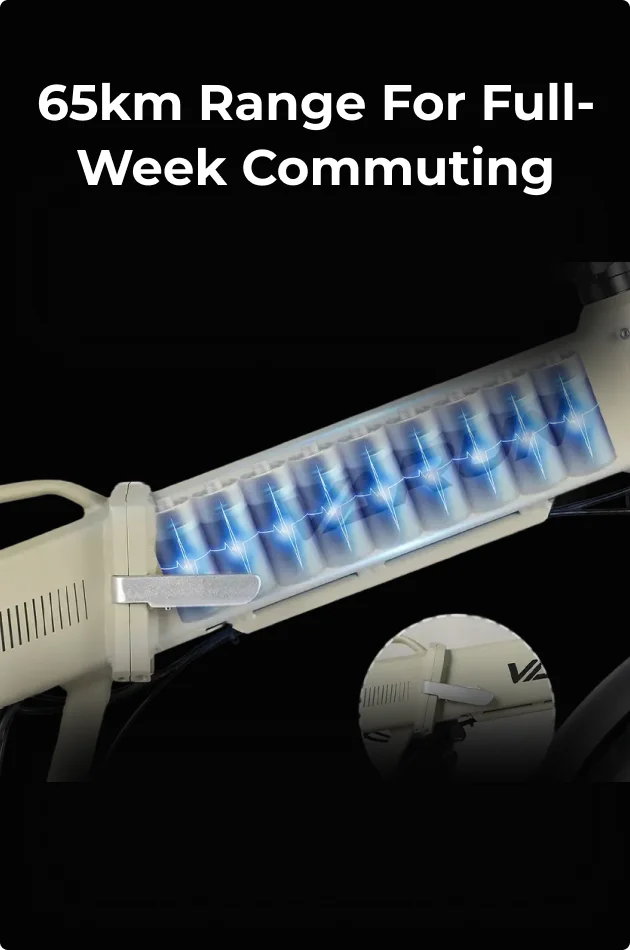 65km Range for Full-Week Commuting 