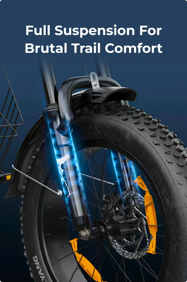 Full Suspension for Brutal Trail Comfort
