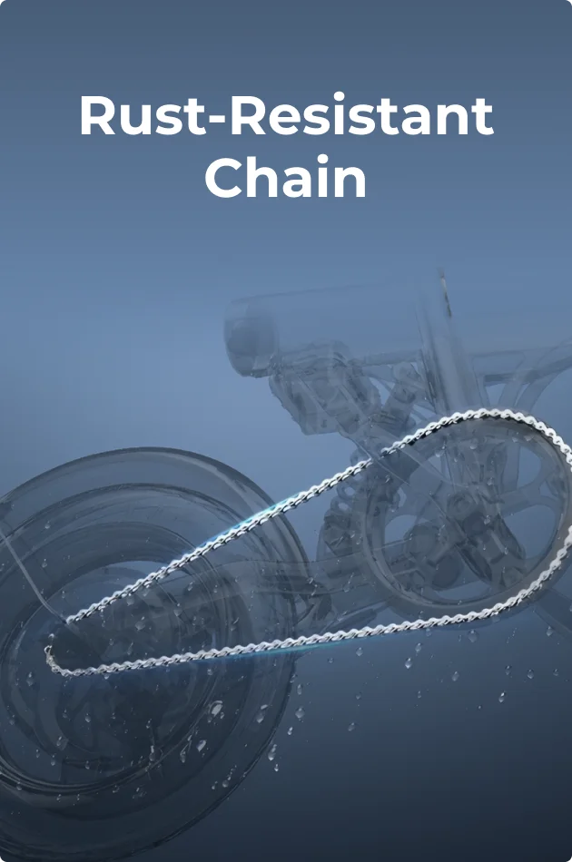 Rust-Resistant Chain – All-Weather Ride