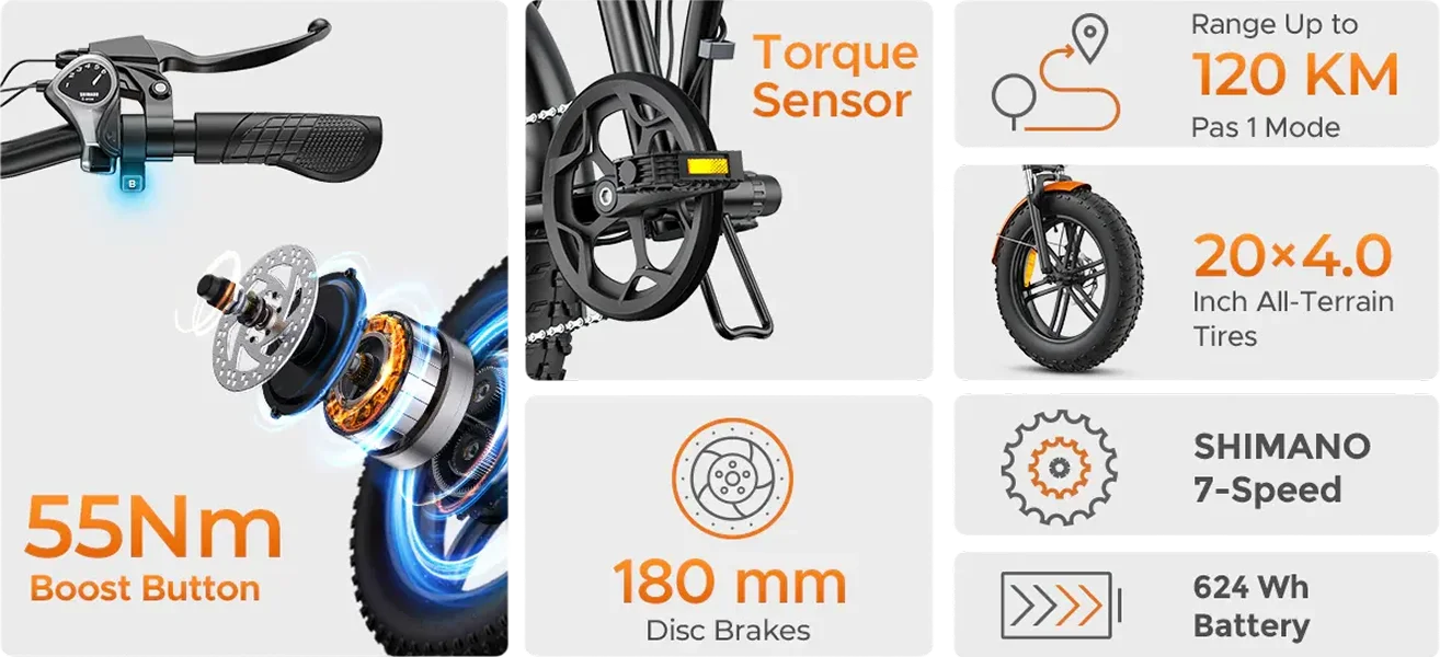 ENGWE EP-2 BOOST Specifications