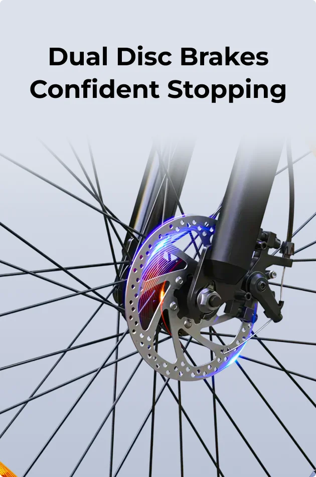 Dual Disc Brakes – Confident Stopping