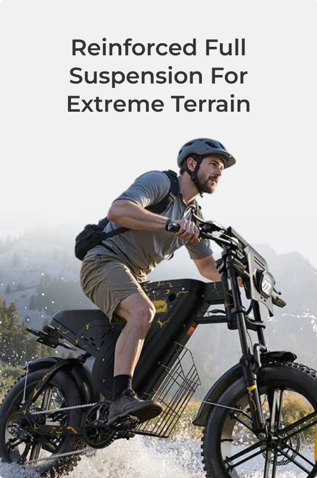 Reinforced Full Suspension for Extreme Terrain
